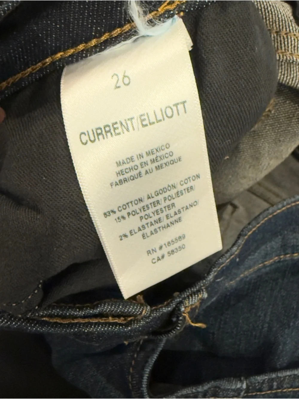 Current Elliot- The Stowaway Low Rise Kick-Flare Jeans - Size 26